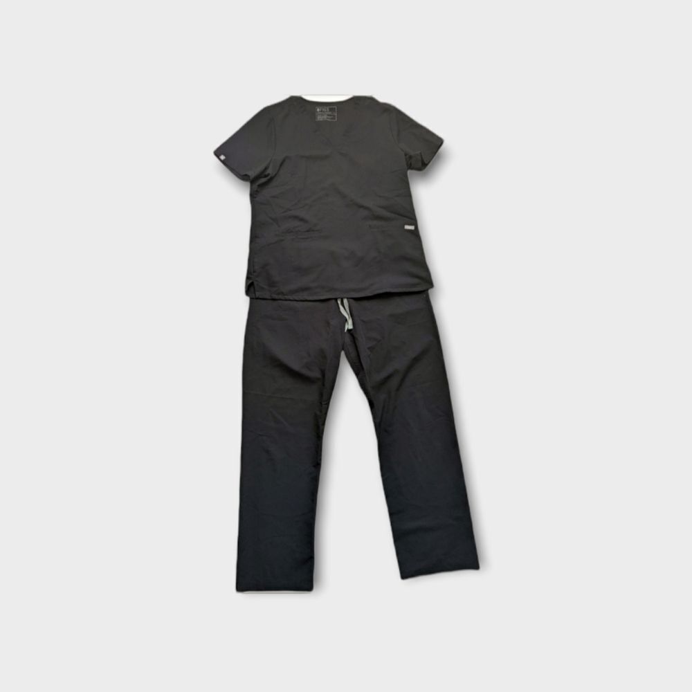 Figs Scubs Set Womens's Sz L Black